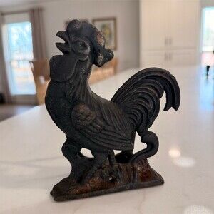 Vintage Rooster Napkin Holder Letter Mail Holder Farmhouse Taiwan